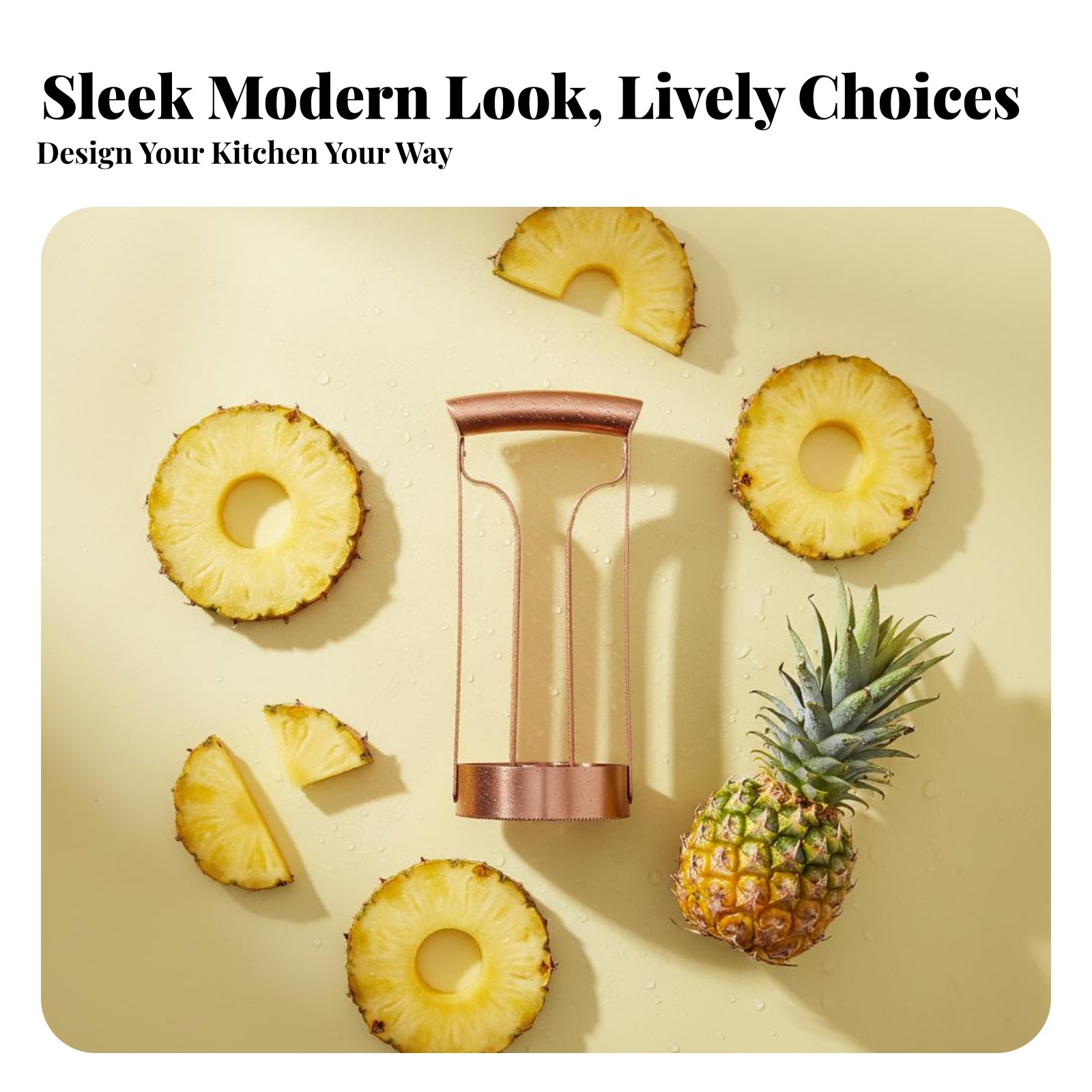 Kitchen Gadgets In - Stainless Steel Pineapple Cutter Cores and