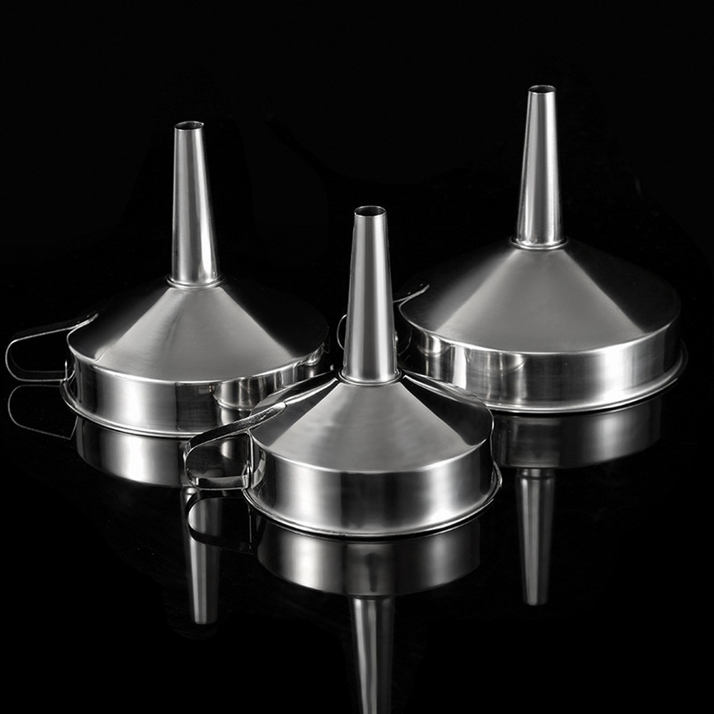 Kitchen Gadgets Latest - 1Pc Stainless Steel Cooking Oil Funnel