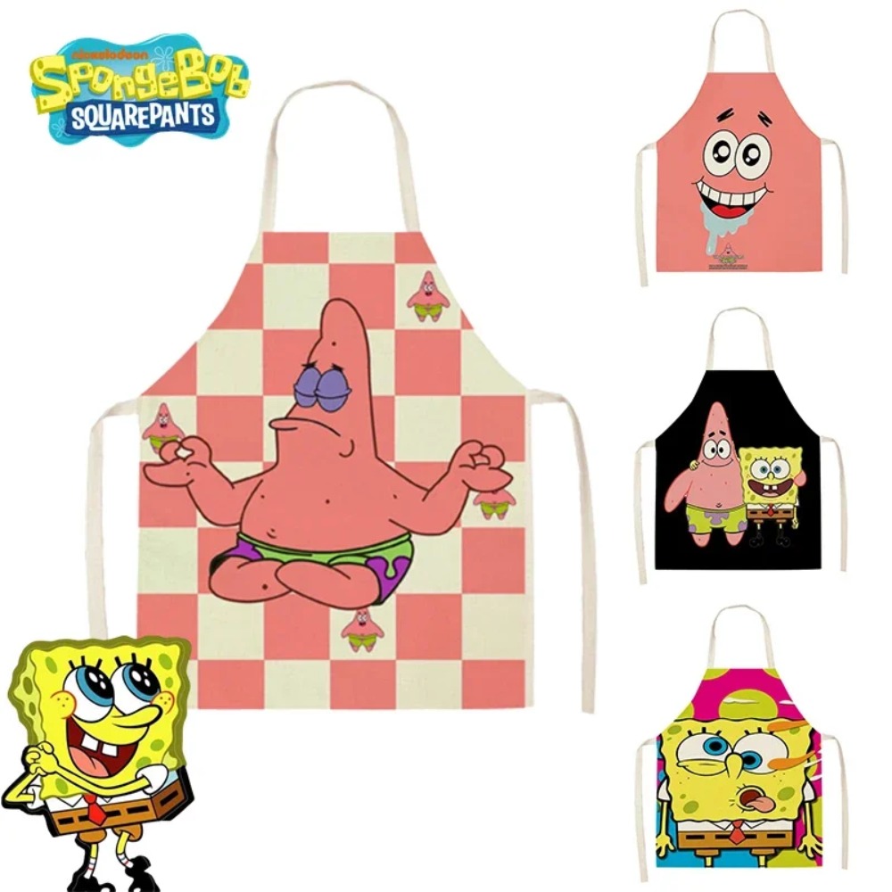 Kitchen Gadgets Latest - SpongeBob Patrick Kitchen Aprons for Adults
