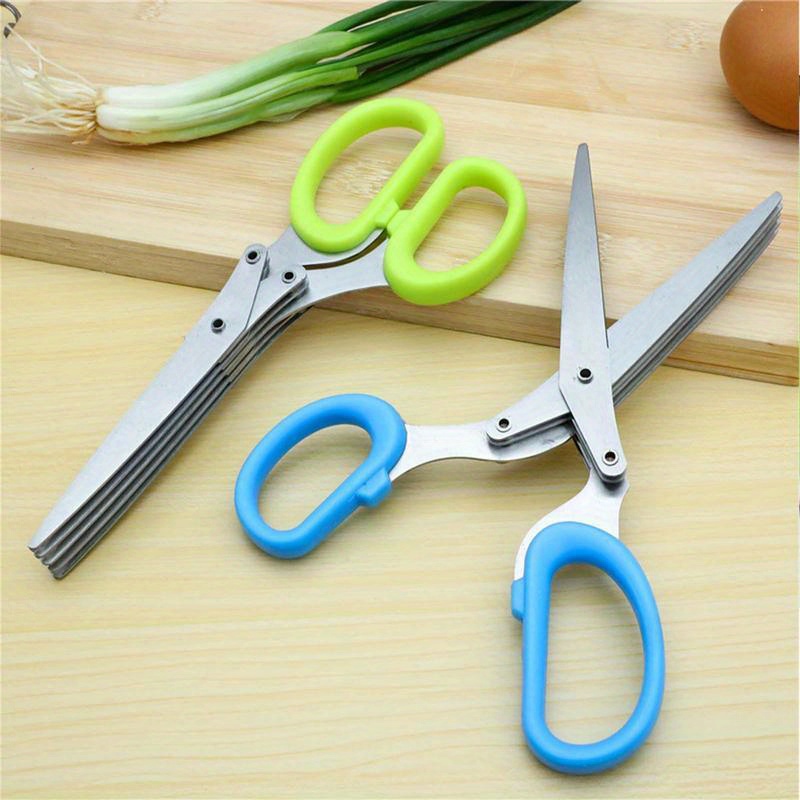 5 Blade Stainless Steel Kitche - Herb Scissors 5 Blade ulasan dan harga