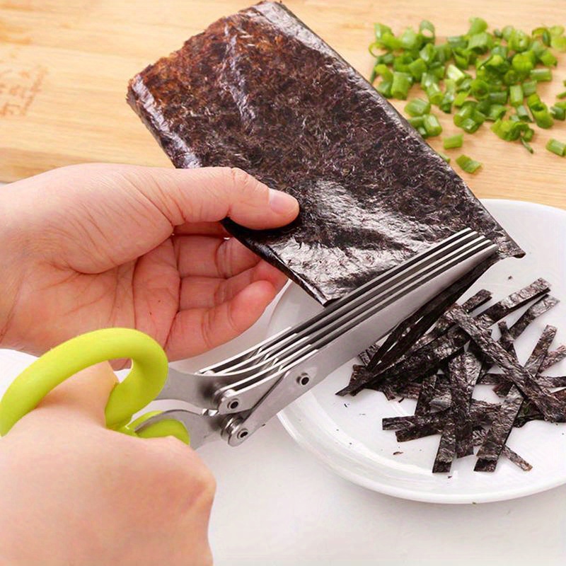 5 Blade Stainless Steel Kitche - Herb Scissors 5 Blade ulasan dan harga