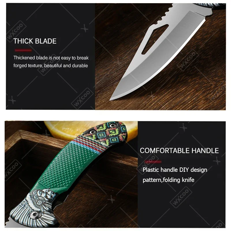 WXCOO Folding Knife Stainless  - Kitchen Gadgets Latest ulasan dan harga