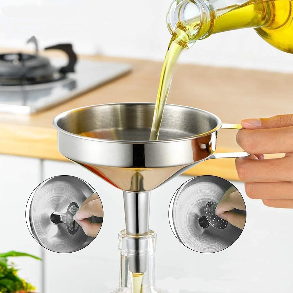 1Pc Stainless Steel Cooking Oi - Kitchen Gadgets Latest ulasan dan harga