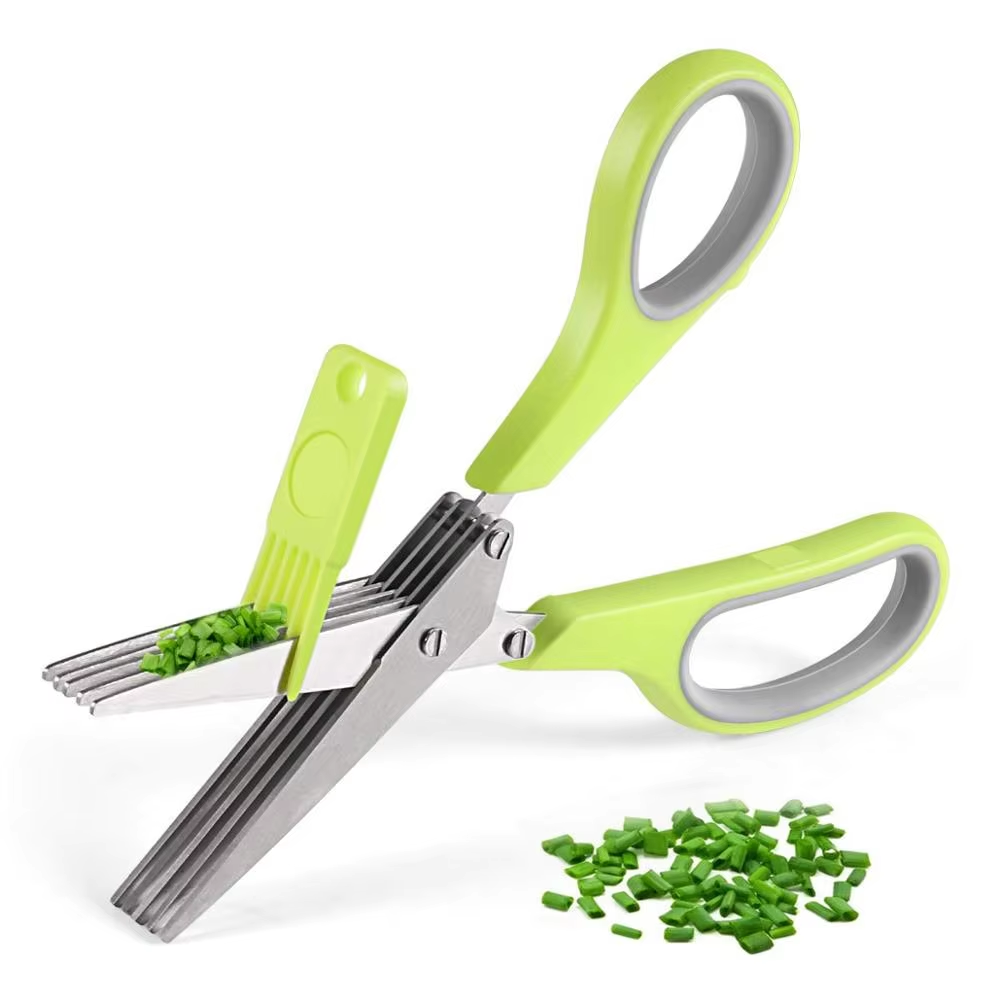 5 Blade Herb Scissors Stainles - Herb Scissors 5 Blade ulasan dan harga