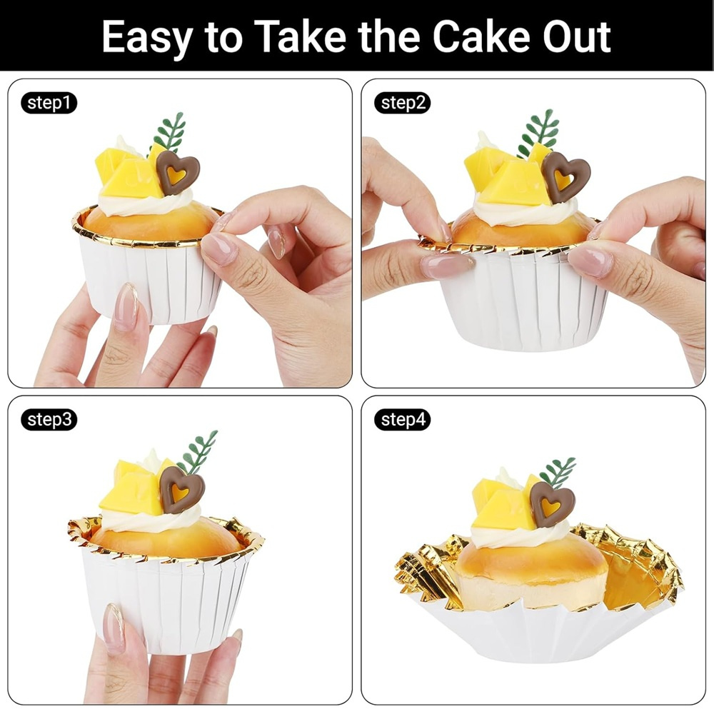 50 pcs Muffins Cup Paper Cupca - Kitchen Gadgets In ulasan dan harga