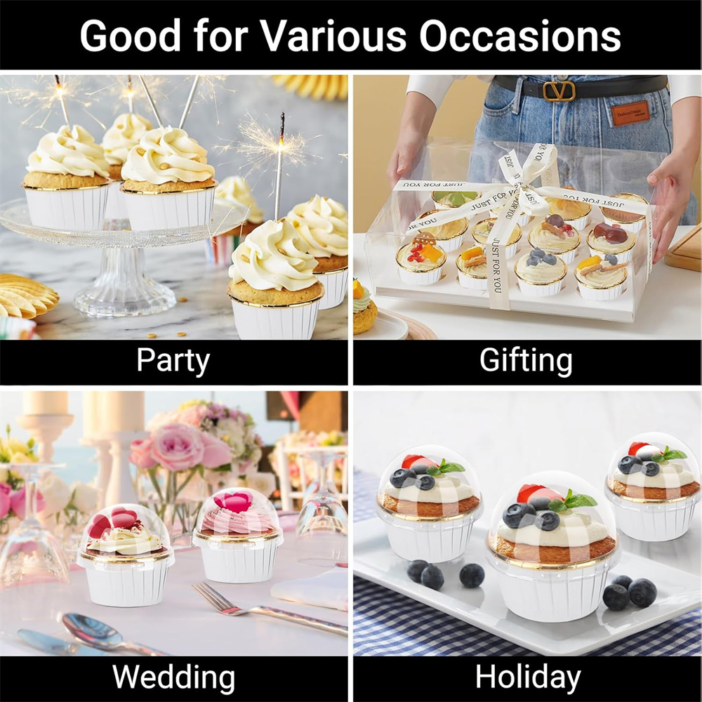 50 pcs Muffins Cup Paper Cupca - Kitchen Gadgets In ulasan dan harga