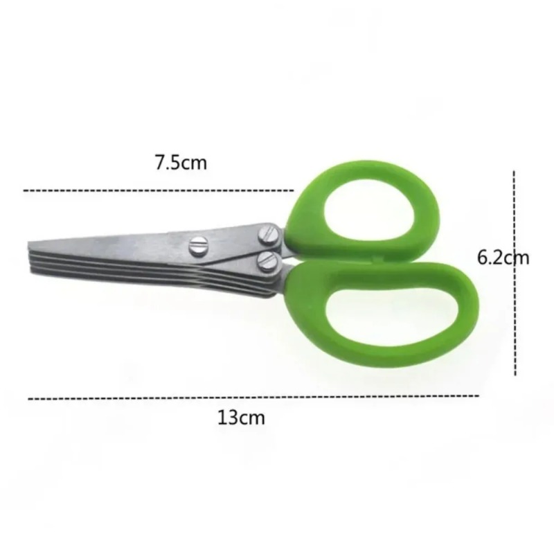 Time Saving Herb Scissors 5 Bl - Herb Scissors 5 Blade ulasan dan harga