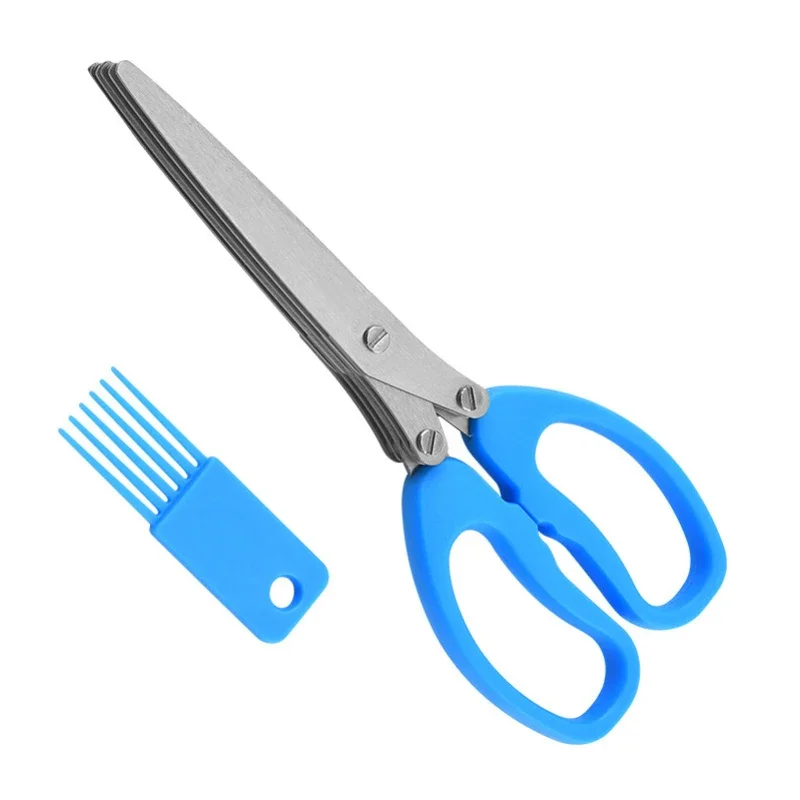 5 Blade Herb Scissors Multifun - Herb Scissors 5 Blade ulasan dan harga