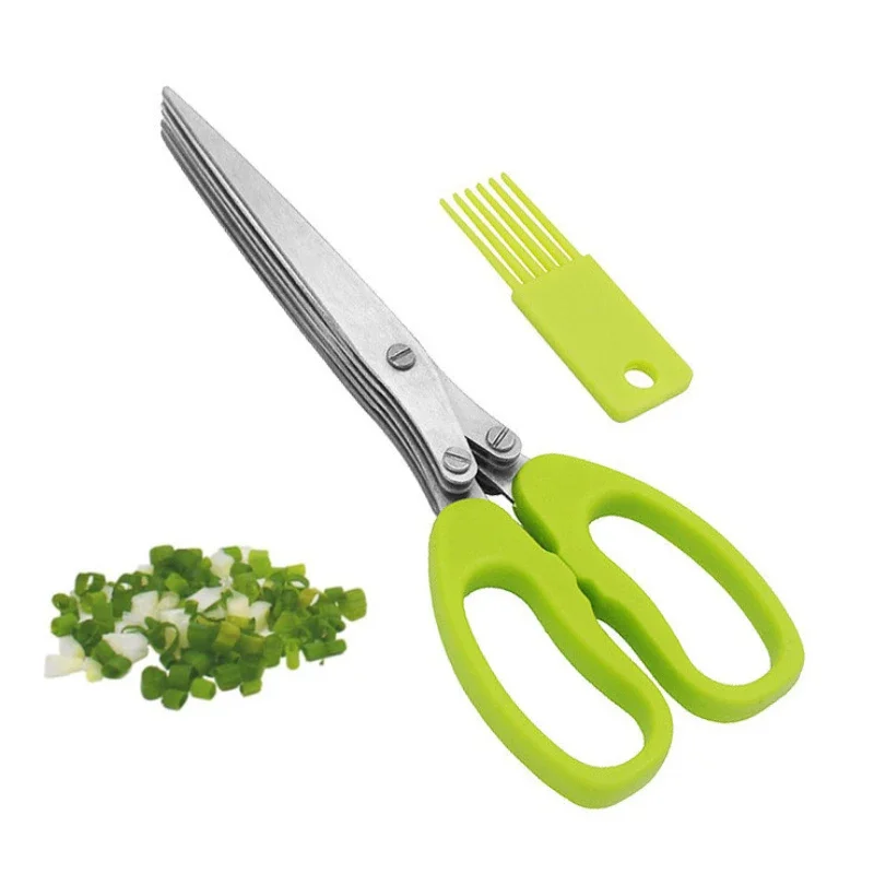 5 Blade Herb Scissors Multifun - Herb Scissors 5 Blade ulasan dan harga