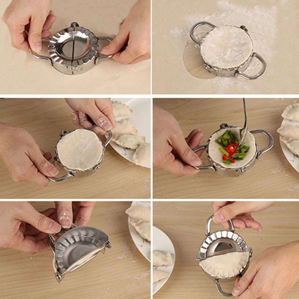 New Dumpling Mold Mould Stainl - Kitchen Gadgets Dumpling Maker ulasan dan harga