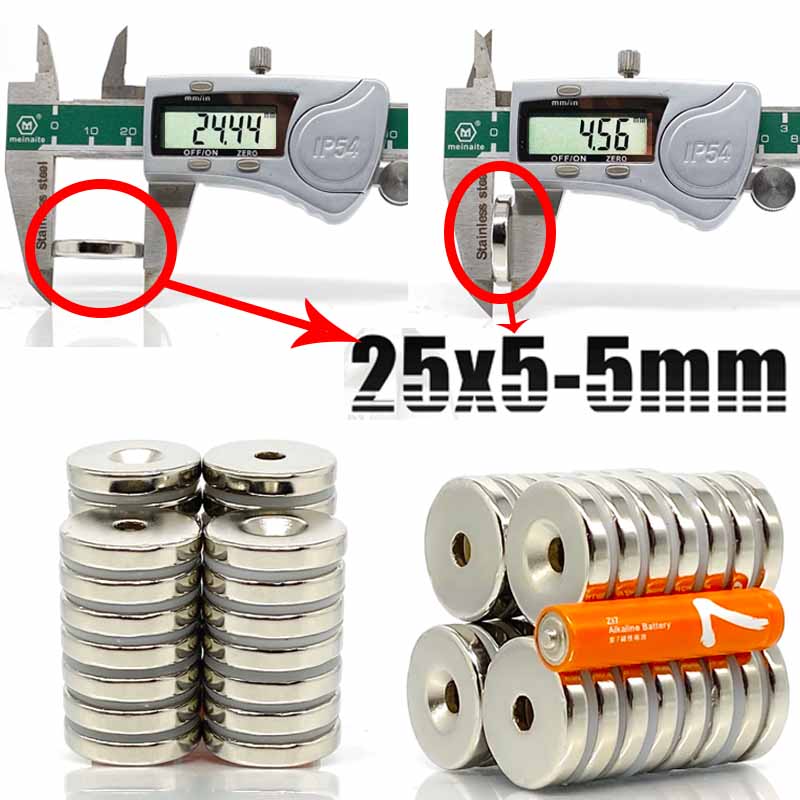 2-100pcs 25x5-5mm Magnet Round - Kitchen Gadgets Under $25 ulasan dan harga