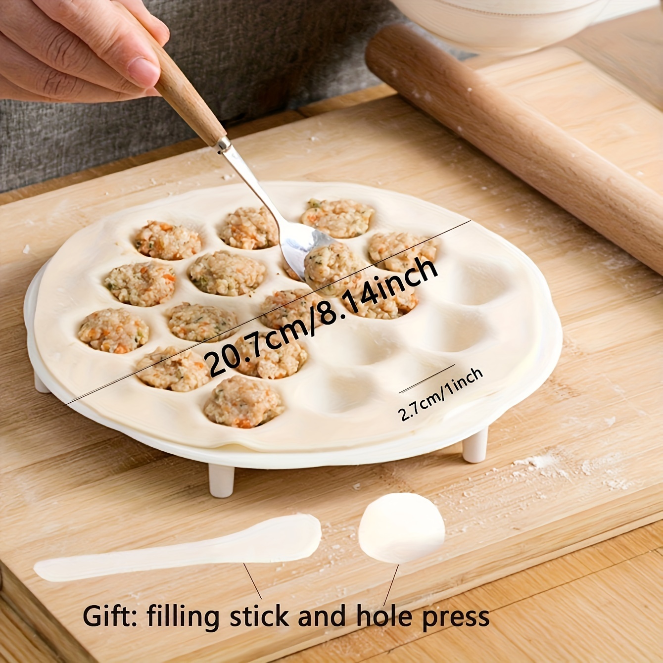 1pc- Simple Chinese Dumplings  - Kitchen Gadgets Dumpling Maker ulasan dan harga
