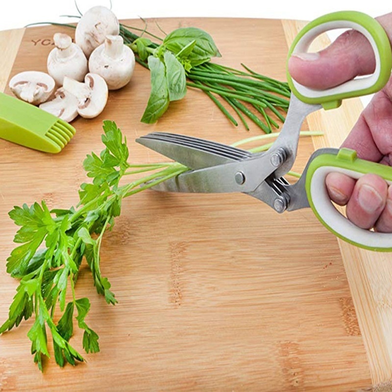 Herb Scissors With 5 Blades Ki - Herb Scissors 5 Blade ulasan dan harga