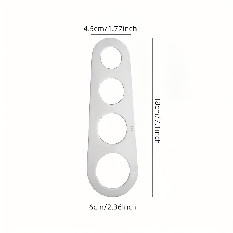Stainless Steel 4-Hole Pasta M - Pasta Measuring Tool ulasan dan harga