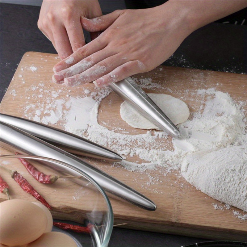 1Pc Stainless Steel Rolling Pi - Kitchen Gadgets Dumpling Maker ulasan dan harga
