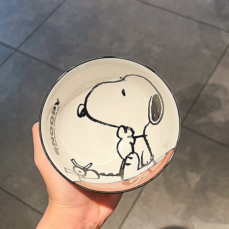 New Cute Snoopy Tableware Cera - Kitchen Gadgets New ulasan dan harga