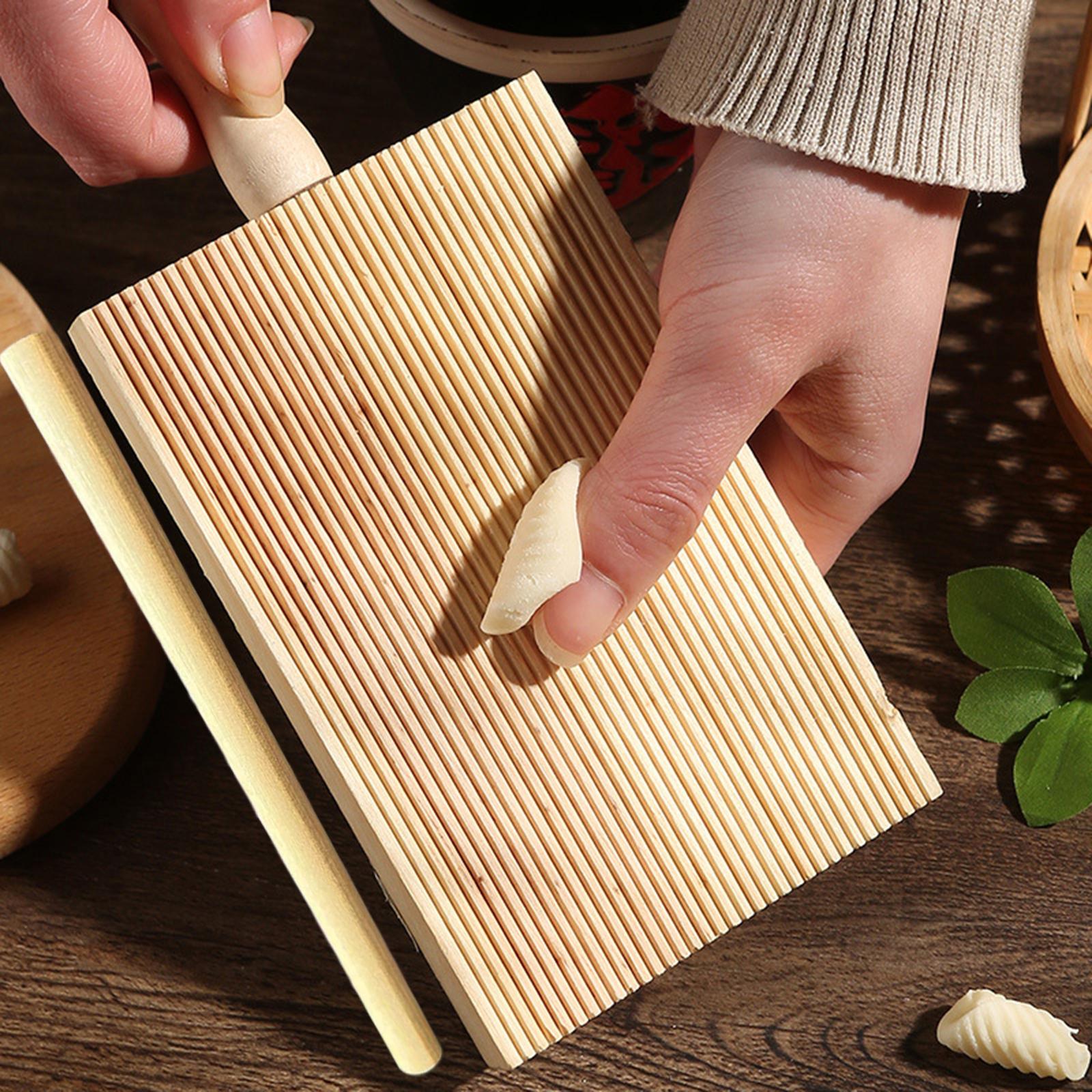 Gnocchi Pasta Board Wooden Mac - Pasta Measuring Tool ulasan dan harga