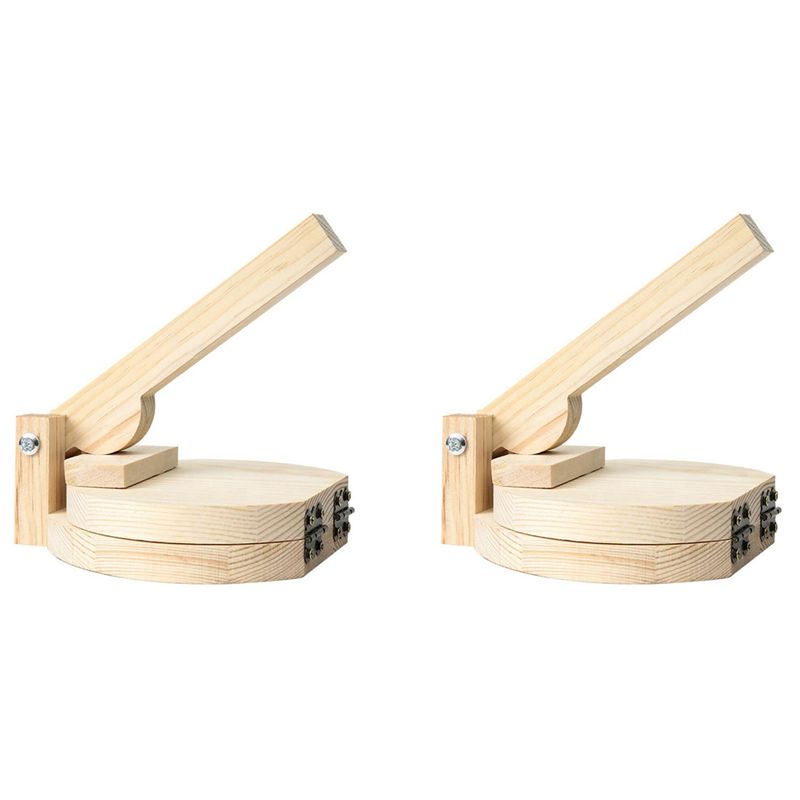 ABUL-2X Wood Tortilla Press Du - Kitchen Gadgets Roti Maker ulasan dan harga