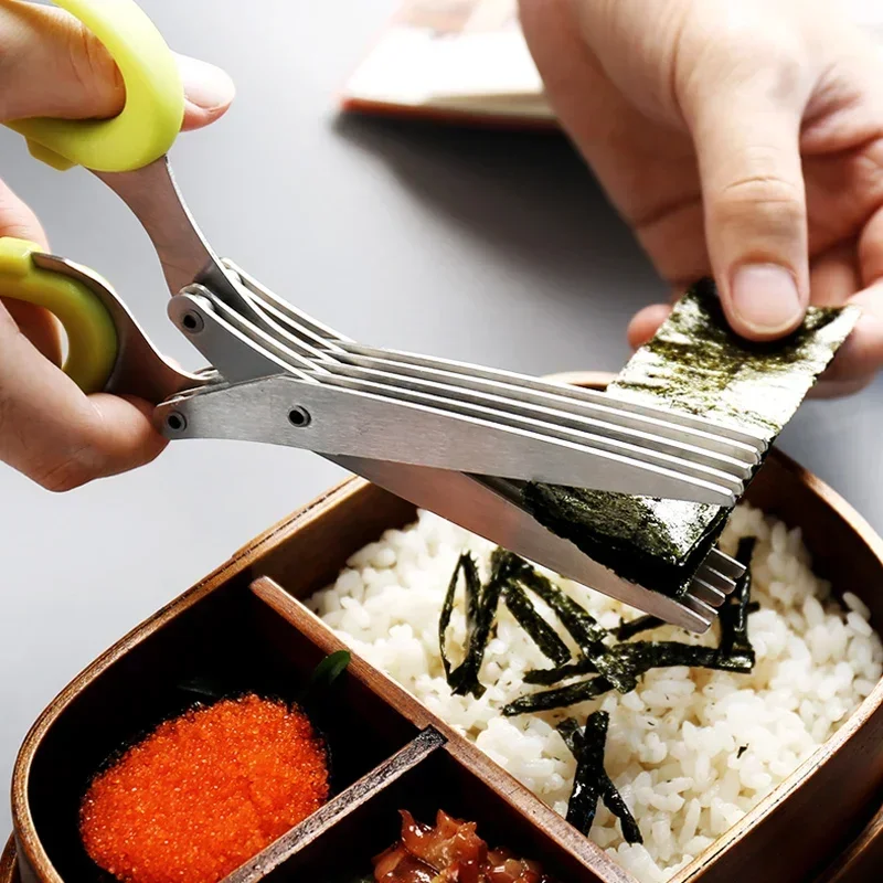 5 Blade Kitchen Scissors Scall - Herb Scissors 5 Blade ulasan dan harga